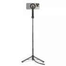 Spigen S571W Bluetooth mágneses Selfie-bot / selfie tripod, MagSafe, kompakt, töltő-és adatkábellel, fekete
