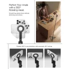 Spigen S571W Bluetooth mágneses Selfie-bot / selfie tripod, MagSafe, kompakt, töltő-és adatkábellel, fekete