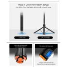 Spigen S571W Bluetooth mágneses Selfie-bot / selfie tripod, MagSafe, kompakt, töltő-és adatkábellel, fekete