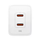 Spigen Essential EE472EU USB-C 2-portos hálózati töltő adapter, 47W, fehér