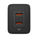 Spigen Essential EE472EU USB-C 2-portos hálózati töltő adapter, 47W, fekete