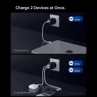 Spigen Essential EE472EU USB-C 2-portos hálózati töltő adapter, 47W, fekete