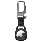 Spigen Rugged Armor Apple AirTag 1 / 2 tok karabinerrel, fekete