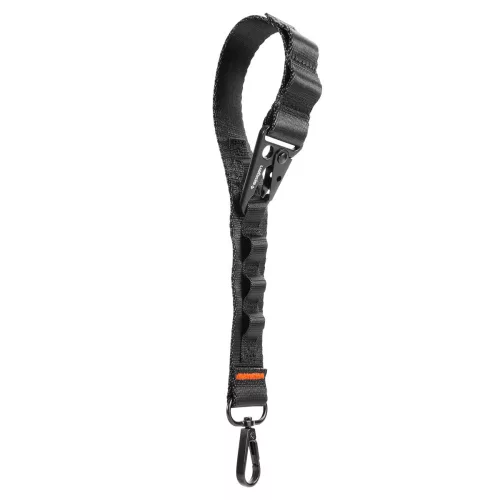 Spigen DA30M univerzális nyakpánt / pánt karabinerrel, Crossbody, fekete