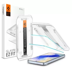   Spigen Glas.tR EZ Fit Pro Google Pixel 10 / 10 Pro / 9 Pro / 9 tempered kijelzővédő fólia felhelyező kerettel, clear (2db)