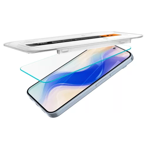 Spigen Glas.tR EZ Fit Pro Google Pixel 10 / 10 Pro / 9 Pro / 9 tempered kijelzővédő fólia felhelyező kerettel, clear (2db)