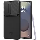 Spigen Optik Armor Samsung Galaxy S25 Ultra tok, Black, fekete