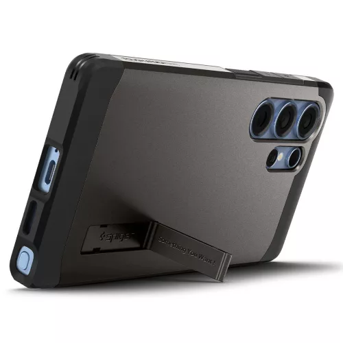 Spigen Tough Armor Magfit Samsung Galaxy S25 Ultra tok, MagSafe, Gunmetal, szürke