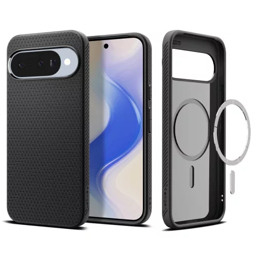 Spigen Liquid Air Google Pixel 10 / Pixel 10 Pro tok, MagSafe, Matte Black, fekete