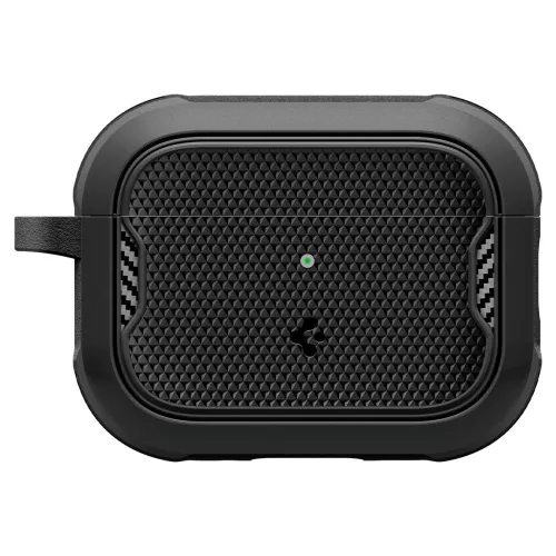 Spigen Core Armor Apple AirPods Pro 3 tok karabinerrel, Black, fekete