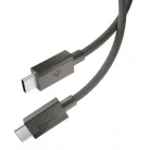 Spigen EB6015CC USB-C-USB-C töltő- és adatkábel, 60W, 1,5m, Gunmetal, szürke