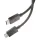 Spigen EB6015CC USB-C-USB-C töltő- és adatkábel, 60W, 1,5m, Gunmetal, szürke