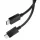 Spigen EB6015CC USB-C-USB-C töltő- és adatkábel, 60W, 1,5m, Black, fekete