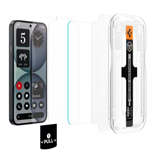 Spigen Glas.tR EZ Fit Pro HD Nothing Phone 4A tempered kijelzővédő fólia felhelyező kerettel (2db)