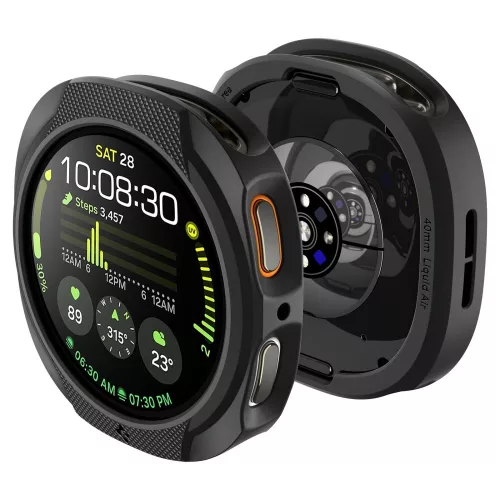 Spigen Liquid Air Samsung Galaxy Watch 8 / Watch 9 (44mm) tok, fekete
