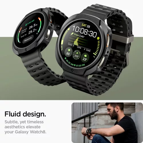 Spigen Liquid Air Samsung Galaxy Watch 8 / Watch 9 (44mm) tok, fekete