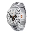 Spigen Modern Fit Samsung Galaxy Watch Ultra 2024 / 2025 / 2026 47mm szíj, rozsdamentes acél, ezüst