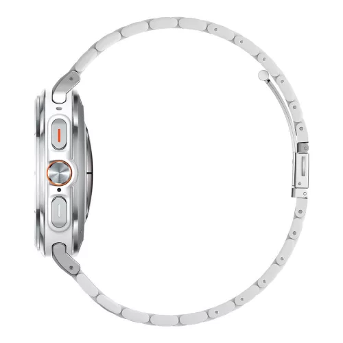 Spigen Modern Fit Samsung Galaxy Watch Ultra 2024 / 2025 / 2026 47mm szíj, rozsdamentes acél, ezüst