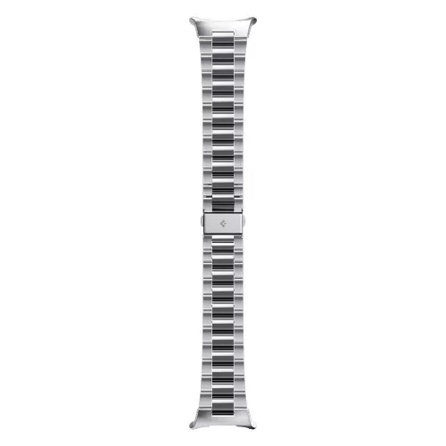 Spigen Modern Fit Samsung Galaxy Watch Ultra 2024 / 2025 / 2026 47mm szíj, rozsdamentes acél, ezüst