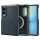 Spigen Slim Armor Pro Samsung Galaxy Z Fold 8 Metal Slate tok, kék