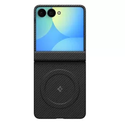   Spigen Airskin Aramid Mag Samsung Galaxy Z Flip 8 tok, MagSafe, Aramid, fekete