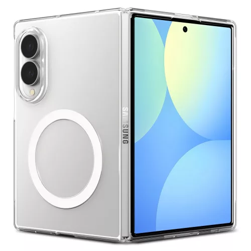 Spigen Airskin Samsung Galaxy Z Fold 8 tok, MagSafe, Clear White, átlátszó
