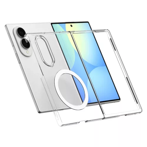 Spigen Airskin Samsung Galaxy Z Fold 8 tok, MagSafe, Clear White, átlátszó