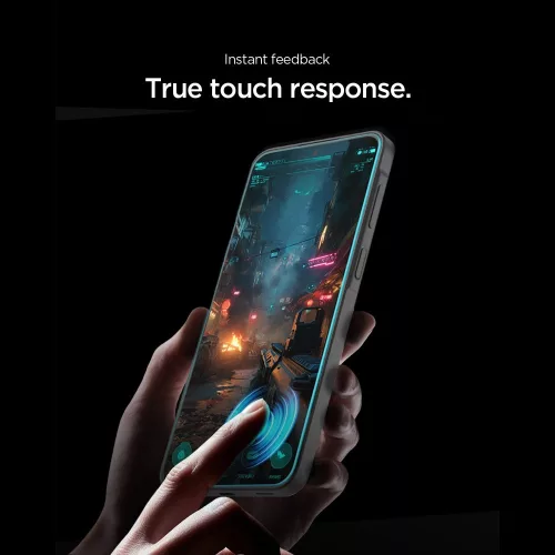 Spigen Glas.tR EZ Fit Pro Samsung Galaxy A27 tempered kijelzővédő fólia felhelyező kerettel (2db)