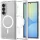 Spigen Airskin Zero Samsung Galaxy Z Fold 8 Ultra tok, MagSafe, Clear White, átlátszó