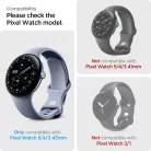 Spigen EliteShield EZ Fit Google Pixel Watch 3 / 4 / 5 (45mm) kijelzővédő fólia felhelyező kerettel (2db)