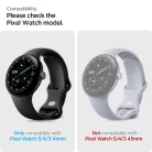 Spigen EliteShield EZ Fit Google Pixel Watch 3 / 4 / 5 (41mm) kijelzővédő fólia felhelyező kerettel (2db)