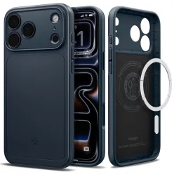   Spigen Thin Fit MagFit Apple iPhone 18 Pro Max / 17 Pro Max tok, MagSafe, Metal Slate, kék