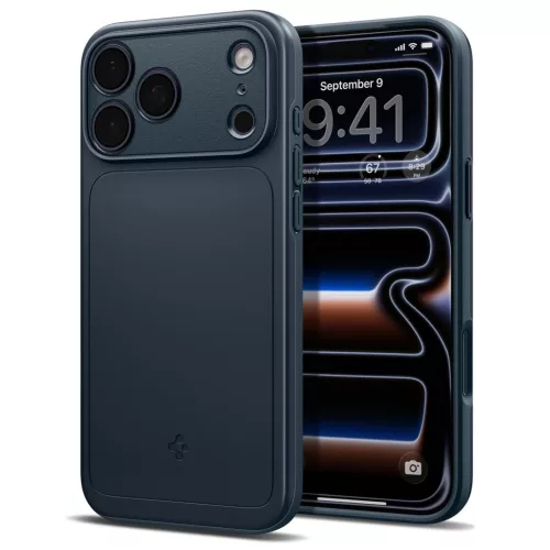 Spigen Thin Fit MagFit Apple iPhone 18 Pro Max / 17 Pro Max tok, MagSafe, Metal Slate, kék