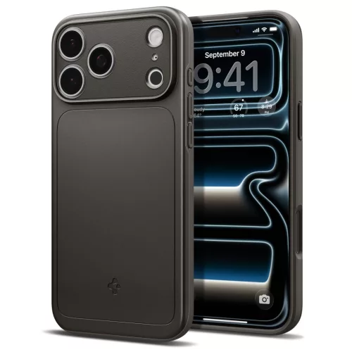 Spigen Thin Fit MagFit Apple iPhone 18 Pro Max / 17 Pro Max tok, MagSafe, Gunmetal, szürke