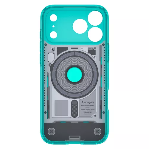 Spigen Ultra Hybrid MagFit Apple iPhone 18 Pro Max / 17 Pro Max tok, MagSafe, C-One, kék