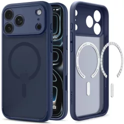   Spigen Ultra Hybrid MagFit Apple iPhone 18 Pro / 17 Pro tok, MagSafe, Frost, sötétkék