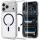Spigen Ultra Hybrid MagFit Apple iPhone 18 Pro / 17 Pro tok, MagSafe, Clear, kék