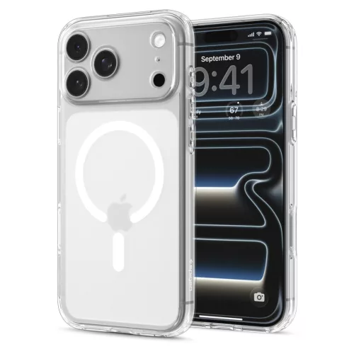 Spigen Ultra Hybrid MagFit Apple iPhone 18 Pro Max / 17 Pro Max tok, MagSafe, Frost, fehér