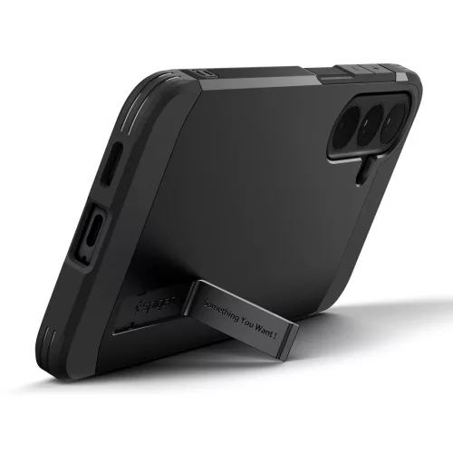 Spigen Tough Armor Samsung Galaxy S26 FE tok, MagSafe, Gunmetal, szürke