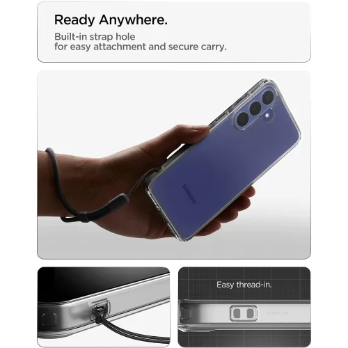 Spigen Ultra Hybrid Samsung Galaxy S26 FE tok, Crystal Clear, átlátszó