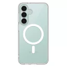 Spigen Ultra Hybrid Mag Samsung Galaxy S26 FE tok, MagSafe, Crystal Clear, átlátszó