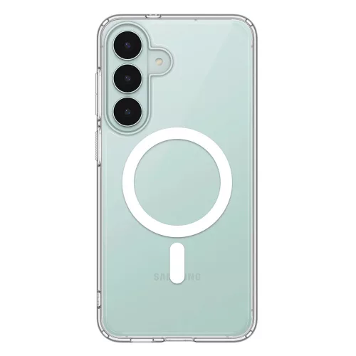 Spigen Ultra Hybrid Mag Samsung Galaxy S26 FE tok, MagSafe, Crystal Clear, átlátszó