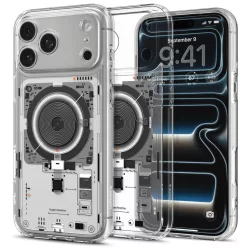   Spigen Ultra Hybrid MagFit Apple iPhone 18 Pro / 17 Pro tok, MagSafe, Neo One, átlátszó