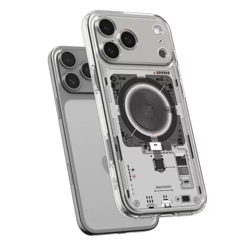 Spigen Ultra Hybrid MagFit Apple iPhone 18 Pro Max / 17 Pro Max tok, MagSafe, Neo One, átlátszó