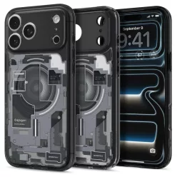   Spigen Ultra Hybrid MagFit Apple iPhone 18 Pro Max / 17 Pro Max tok, MagSafe, Zero One, fekete