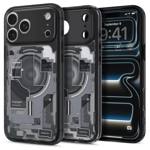 Spigen Ultra Hybrid MagFit Apple iPhone 18 Pro Max / 17 Pro Max tok, MagSafe, Zero One, fekete
