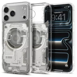   Spigen Ultra Hybrid MagFit Apple iPhone 18 Pro Max / 17 Pro Max tok, MagSafe, Zero One, natural titanium