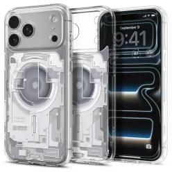   Spigen Ultra Hybrid MagFit Apple iPhone 18 Pro Max / 17 Pro Max tok, MagSafe, Zero One, fehér
