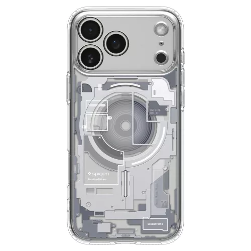 Spigen Ultra Hybrid MagFit Apple iPhone 18 Pro Max / 17 Pro Max tok, MagSafe, Zero One, fehér