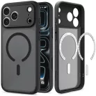 Spigen Ultra Hybrid Mag Apple iPhone 18 Pro / 17 Pro tok, MagSafe, Frost Black, fekete